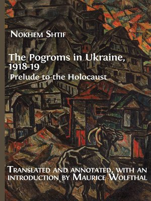 cover image of The Pogroms in Ukraine, 1918-19